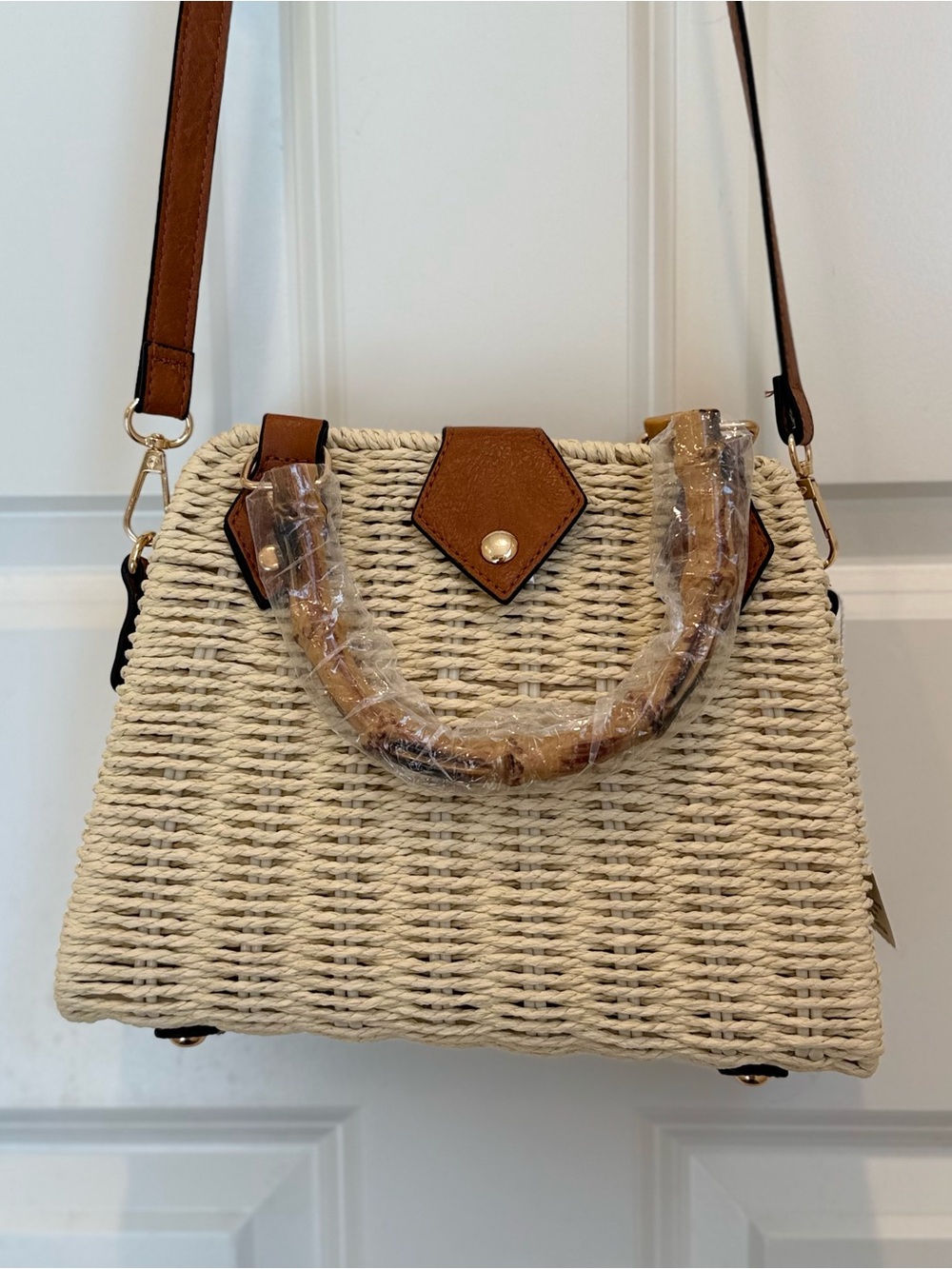 Intrend by Max Mara Bamboo-Handle Trapeze Bag Size: OS Spring /Summer - Picture 5 of 16